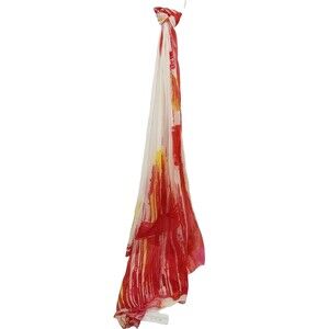 Christopher & Banks Scarf 21 x 74 Women's Multi-color Tie Dye Asymmetrical, New
